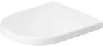 Duravit D-Code WC-Sitz 0028490021 abnehmbar, Wei&szlig; Hochglanz, mit Absenkautomatik