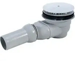 Duravit PuraVida Duschwannenablauf 790263000000000 wei&szlig;, d= 9cm, Abgang waagerecht