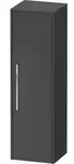Duravit D-Code Halbhochschrank DC1338R10490000 Griff Chrom, Graphit Matt, 400x1320x36