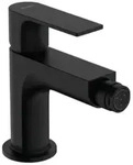 hansgrohe Rebris E Bidetarmatur 72211670 mit Zugstangen-Ablaufgarnitur, mattschwarz