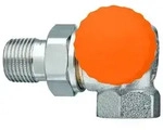 Heimeier Eclipse Thermostat-Ventilunterteil 3934-01.000 Rp 3/8xR 3/8, Winkeleck,