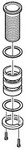 hansgrohe Schaftbefestigung Secuflex 96072000