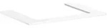hansgrohe Xelu Q Konsole 54109050 780 x 550 mm, Ausschnitt 600 x 480 mm, wei&szlig;