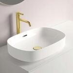 Ideal Standard Linda-X Aufsatzschale T4401MA mit &Uuml;berlauf, ohne Hahnloch, 550...