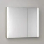 KEUCO Somaris Spiegelschrank mit Beleuchtung 14502852200 80 x 71 x 12,7 cm,...