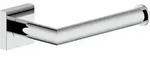 Bravat Quaruna WC-Papierhalter 754010 ohne Deckel, eckig, chrom, zum Kleben oder