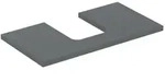 Geberit One Waschtisch-Platte 505273003 90 x 3 x 47 cm, lava/lackiert matt,