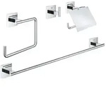 Grohe Start Cube Bad-Set 4 in 1 41115000 Chrom, Bad Accessoires Set