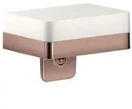 hansgrohe Axor Lotionspender 42819300 mit Ablage, Glas, polished red gold