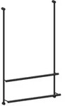 Giese Server Badetuchhalter 30860-14 f&uuml;r Glasduschen, schwarz matt