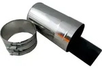 Wolf Cob M&uuml;ndungsst&uuml;ck 2651915 DN 60/100, 290 mm, f&uuml;r Luft-/Abgasrohr,