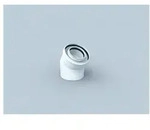 Bertrams Polyline LAS Bogen 41BG30-80 30&deg;, DN 80/125, innen, wei&szlig;
