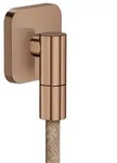 hansgrohe AXOR Wandanschluss 36739310 softsquare G1/2" Brushed Red Gold