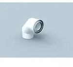 Bertrams Polyline LAS Bogen 41BG87-80 87&deg;, innen, wei&szlig;, DN 80/125