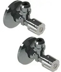 TECE TECEone Eckventil 9820464 1/2" x 3/8", mit Rosette, verchromt