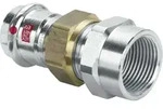 Viega Prestabo Verschraubung 641849 15 mm x Rp 1/2, Stahl unlegiert,...