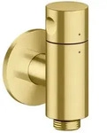 hansgrohe AXOR One Wandanschluss Stop 48781950 mit Absperrventil, brushed brass