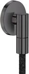 hansgrohe AXOR Wandanschluss 36737340 rund G1/2" Brushed Black Chrome