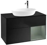 Villeroy und Boch Finion Waschtischunterschrank F902GMPD 100cm, Abdeckplatte...