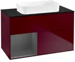 Villeroy und Boch Finion Waschtischunterschrank F652GKHB 100x60,3x50,1cm, Regal...