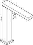 hansgrohe Tecturis E Einhebel-Waschtischarmatur 73060340 mit Schwenkauslauf und