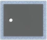 Geberit CleanFloor30 Duschfl&auml;che 551013DM1 bodeneben, mit Dichtvlies, 90 x 110...