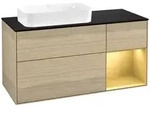 Villeroy und Boch Finion Waschtischunterschrank F282HFPC 120cm, Abdeckplatte...