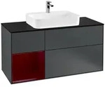 Villeroy und Boch Finion Waschtischunterschrank F412HBHG 120cm, Abdeckplatte...