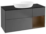 Villeroy und Boch Finion Waschtischunterschrank FA72GNGK 120cm, Abdeckplatte...