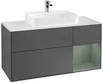 Villeroy und Boch Finion Waschtischunterschrank F421GMGK 120cm, Abdeckplatte...