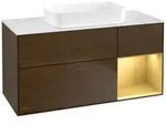 Villeroy und Boch Finion Waschtischunterschrank F711HFGN 120x60,3x50,1cm, Regal