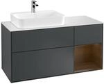 Villeroy und Boch Finion Waschtischunterschrank F401GNHG 120cm, Abdeckplatte...