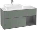 Villeroy und Boch Finion Waschtischunterschrank F401GKGM 120cm, Abdeckplatte...