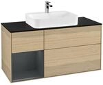 Villeroy und Boch Finion Waschtischunterschrank F412HGPC 120cm, Abdeckplatte...