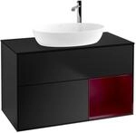 Villeroy und Boch Finion Waschtischunterschrank F902HBPD 100cm, Abdeckplatte...