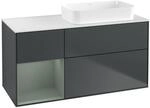 Villeroy und Boch Finion Waschtischunterschrank F681GMHG 120x60,3x50,1cm, Regal...