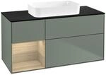 Villeroy und Boch Finion Waschtischunterschrank F702PCGM 120x60,3x50,1cm, Regal...