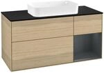 Villeroy und Boch Finion Waschtischunterschrank F302HGPC 120cm, Abdeckplatte...