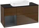 Villeroy und Boch Finion Waschtischunterschrank F702HGGN 120x60,3x50,1cm, Regal...