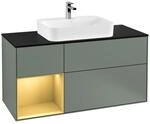 Villeroy und Boch Finion Waschtischunterschrank F412HFGM 120cm, Abdeckplatte...