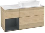 Villeroy und Boch Finion Waschtischunterschrank F681HGPC 120x60,3x50,1cm, Regal...