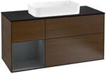 Villeroy und Boch Finion Waschtischunterschrank F292HGGN 120cm, Abdeckplatte...