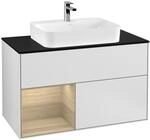 Villeroy und Boch Finion Waschtischunterschrank F362PCMT 100cm, Abdeckplatte...
