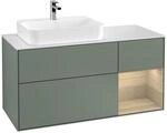 Villeroy und Boch Finion Waschtischunterschrank F401PCGM 120cm, Abdeckplatte...