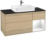 Villeroy und Boch Finion Waschtischunterschrank F422GFPC 120cm, Abdeckplatte...