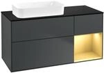 Villeroy und Boch Finion Waschtischunterschrank F692HFHG 120x60,3x50,1cm, Regal