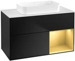 Villeroy und Boch Finion Waschtischunterschrank F661HFPD 100x60,3x50,1cm, Regal