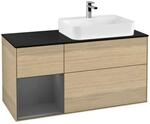 Villeroy und Boch Finion Waschtischunterschrank F392GKPC 120cm, Abdeckplatte...