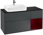 Villeroy und Boch Finion Waschtischunterschrank F402HBHG 120cm, Abdeckplatte...
