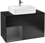 Villeroy und Boch Finion Waschtischunterschrank F112GKPD 100cm, Abdeckplatte...